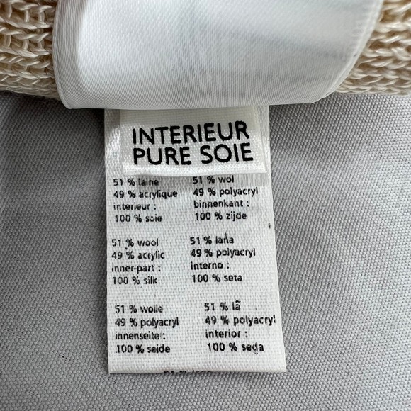 Lacoste Knit Headband Cream Croc Logo Warm Winter Sports Accessories New‎ - Picture 8 of 10